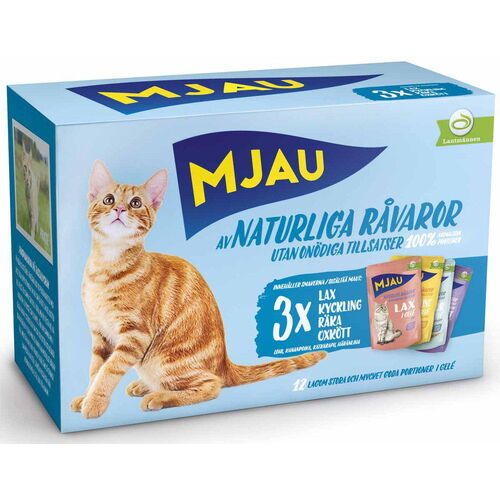 MJAU POUCH MULTIBOX I GELE 12x85GR