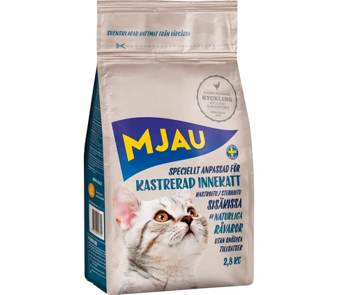 Mjau Kastreret indekat 2,8kg