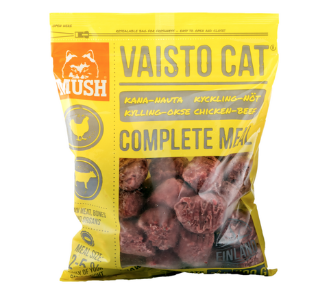 Mush Vaisto CAT med kylling og okse  - Gul 