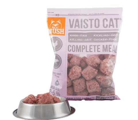 Mush Viasto CAT  med kylling og gris - Pink