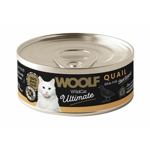 Woolf WildCat Ultimate Vådfoder, Quail, 85g