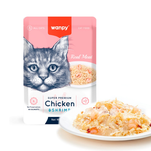 Wanpy Retort Pouch Chicken & Shrimp 85g