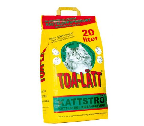 Toa-Lätt strø til katte og smådyr 20 liter