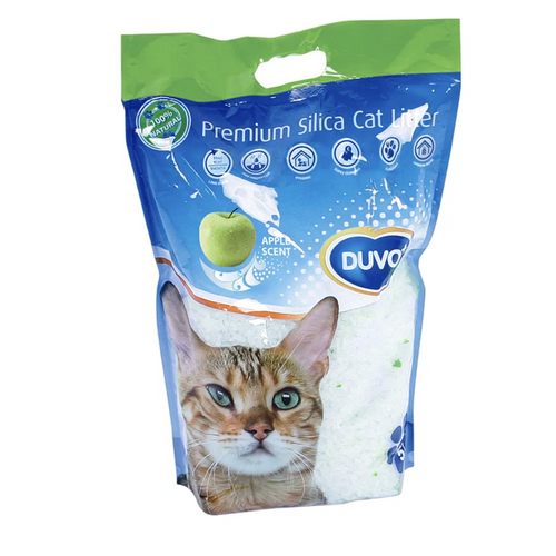 Kattegrus Premium Silica m/æbleduft 5L 