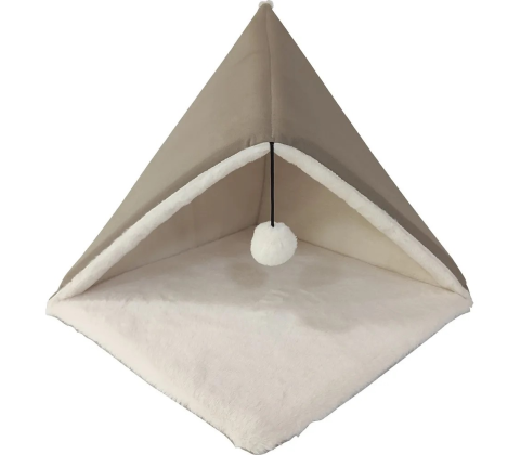 Katte Iglo Lilly grå 60x60x42 cm