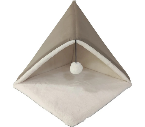 Katte Iglo Lilly grå 60x60x42 cm