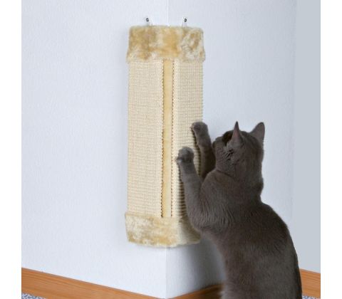 Kradsebræt sisal hjørne 50cm beige