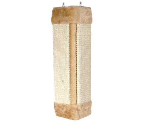 Kradsebræt sisal hjørne 50cm beige