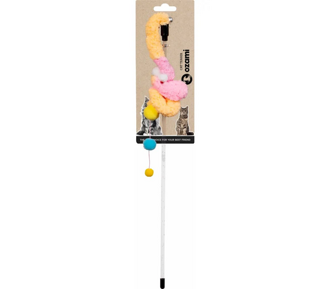 Ozami Cat Wand Caterpillar Ocean 40cm