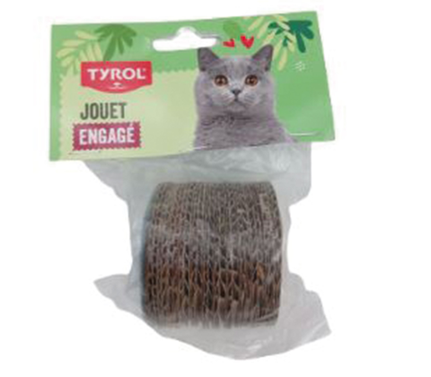 Tyrol Kattelegetøj Rulle Wellpap