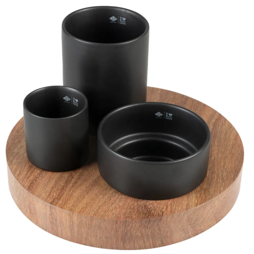 D&D CAT IGGY Slow Feeder 27x27x19 cm. Sort
