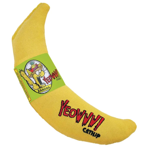 Yeowww gul banona med catnip