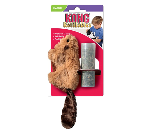 Kong Refillable Catnip Beaver