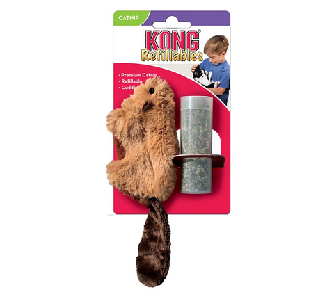 Kong Refillable Catnip Beaver