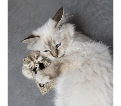 D&D CAT I Love HappyCats Pouch m/catnip