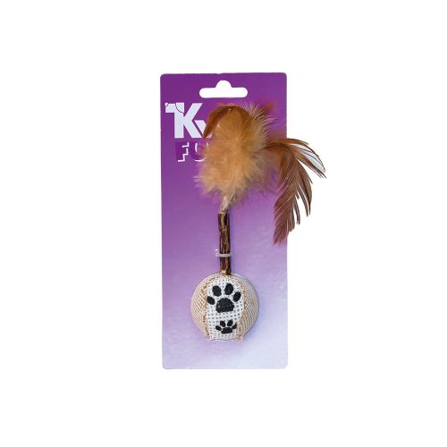 KW FUN bold m/ fjer og matatabitræ 10cm.