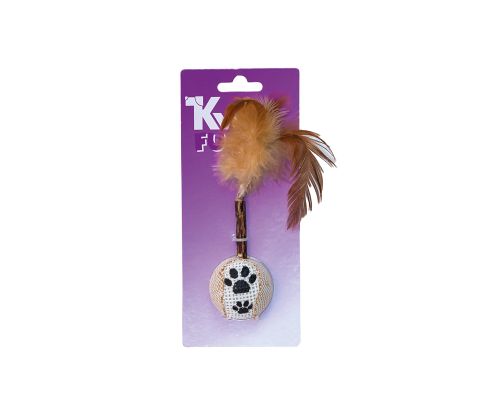 KW FUN bold m/ fjer og matatabitræ 10cm.