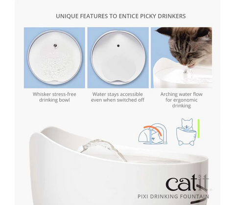 Catit Pixi Drikkefontæne, Lyseblå