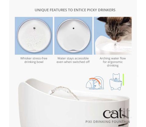 Catit Pixi Drikkefontæne, Lyseblå