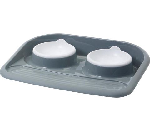 Skåle på bakke 2x 300ml