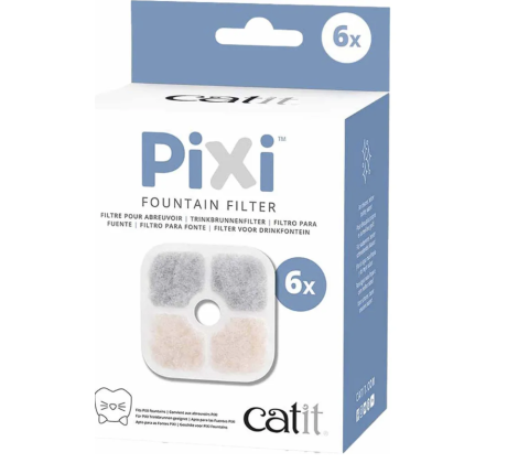 CATIT PIXI FILTER T/DRIKKEFONTÆNE 6PK.