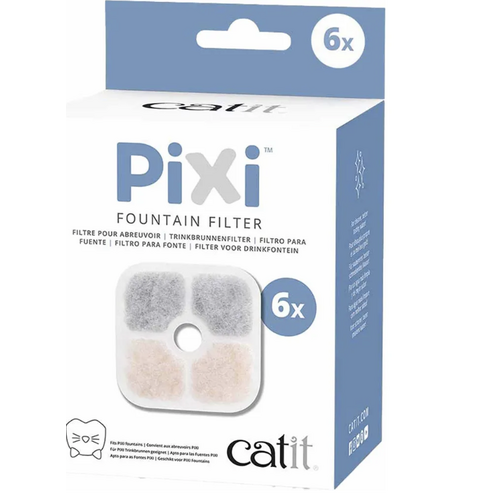 CATIT PIXI FILTER T/DRIKKEFONTÆNE 6PK.