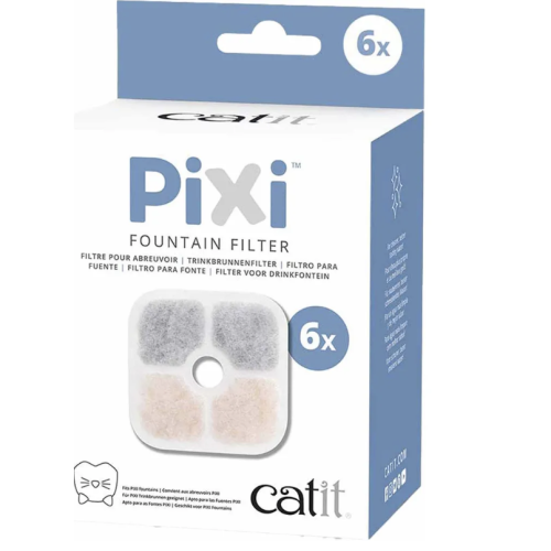 CATIT PIXI FILTER T/DRIKKEFONTÆNE 6PK.