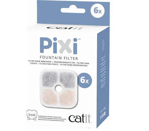CATIT PIXI FILTER T/DRIKKEFONTÆNE 6PK.