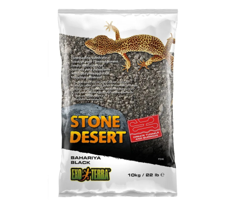 EXOTERRA BAHARIYA BLACK STONE DESERT 10 KG.
