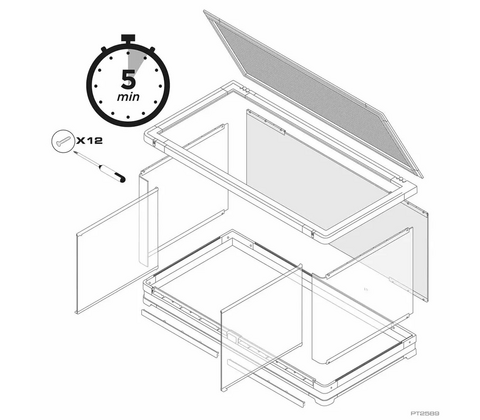 Terrarium Vista Exoterra 120xl 120x60x60