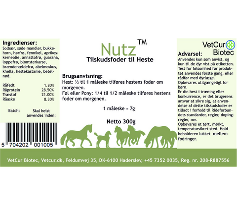  Nutz 300g – Hest