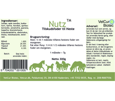  Nutz 300g – Hest