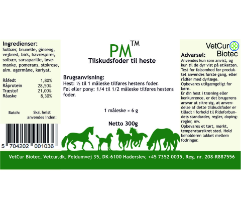 PM til hest 300g