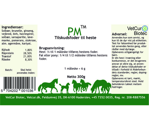 PM til hest 300g