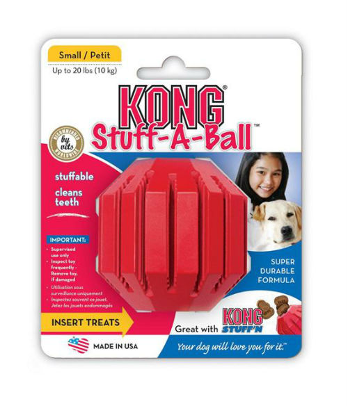 KONG StuffABall Fyld bolden med godbidder og guf til din hund!